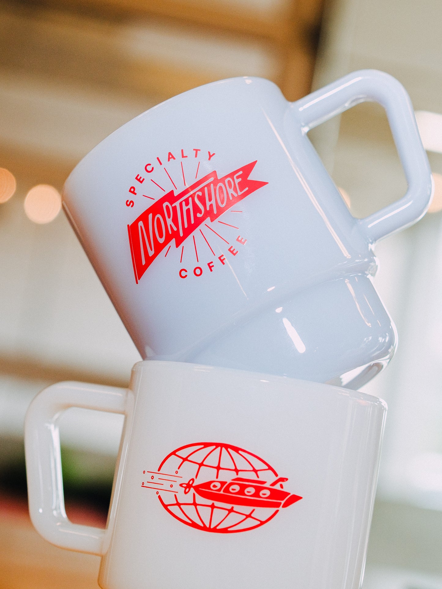 Milk Glass Mug
