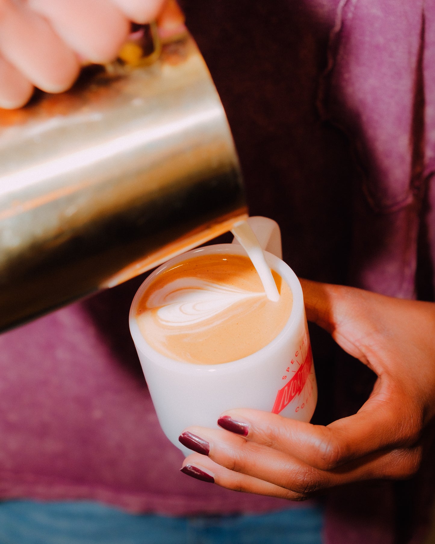 Milk Glass Mug