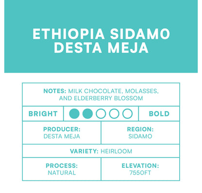 Ethiopia Sidamo Desta Meja